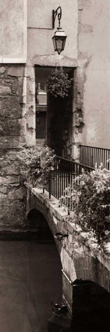 Petit Pont dAnnecy White Modern Wood Framed Art Print with Double Matting by Blaustein, Alan