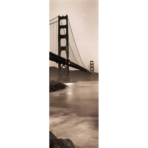 Golden Gate Bridge I Gold Ornate Wood Framed Art Print with Double Matting by Blaustein, Alan