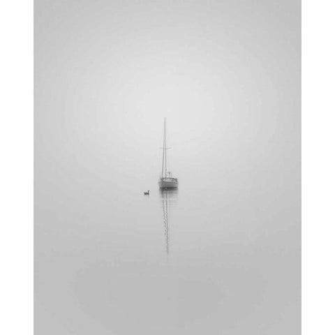 Companions Gold Ornate Wood Framed Art Print with Double Matting by Bell, Nicholas