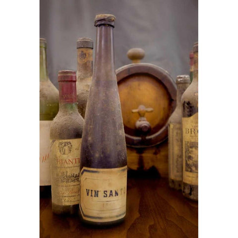 Antico Cantina Vin Santo Black Modern Wood Framed Art Print by Blaustein, Alan