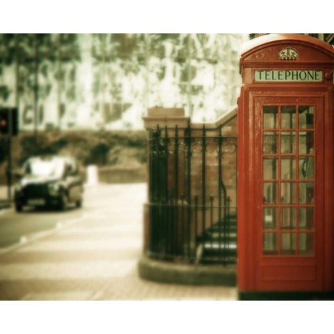 Mile End White Modern Wood Framed Art Print by Bevan, Keri