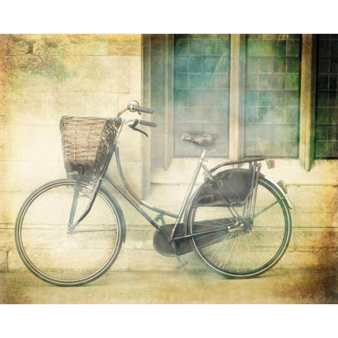 Ride Away Black Modern Wood Framed Art Print by Bevan, Keri