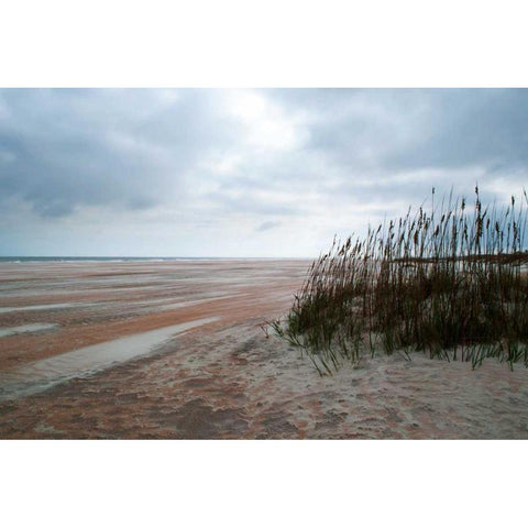 Sand Dunes II Black Modern Wood Framed Art Print with Double Matting by Burdick, Chuck