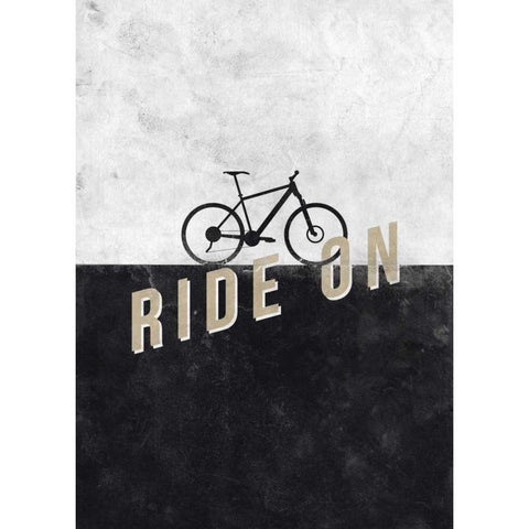 Ride On Gold Ornate Wood Framed Art Print with Double Matting by Beer, Hannes