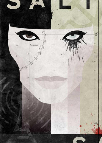 Salt Black Ornate Wood Framed Art Print with Double Matting by Beer, Hannes