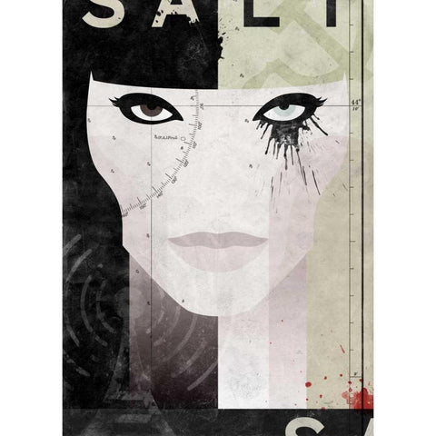 Salt Black Modern Wood Framed Art Print with Double Matting by Beer, Hannes