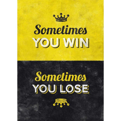 Sometimes Black Modern Wood Framed Art Print with Double Matting by Beer, Hannes