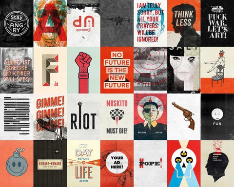 War Religion Government Black Ornate Wood Framed Art Print with Double Matting by Beer, Hannes