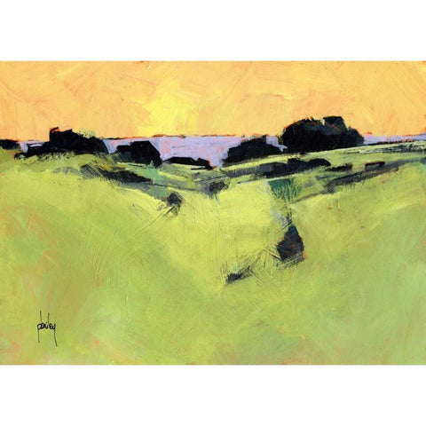 Daybreak Black Modern Wood Framed Art Print by Bailey, Paul