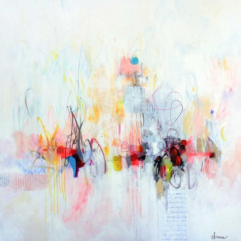 Count Your Blessings Black Modern Wood Framed Art Print by Brown, Cynthia Anne
