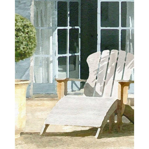 Finnegan Point 2 Black Modern Wood Framed Art Print with Double Matting by Bay, Noah