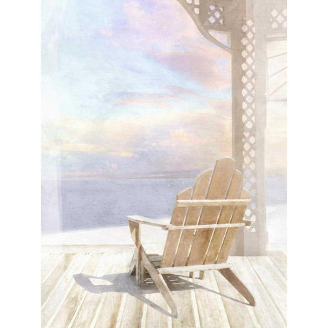 The Golden Hour White Modern Wood Framed Art Print by Bay, Noah