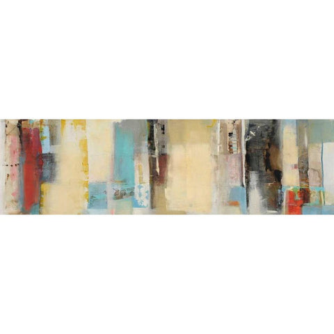 Serie Caminos #11 Black Modern Wood Framed Art Print with Double Matting by Benedicto, Ines