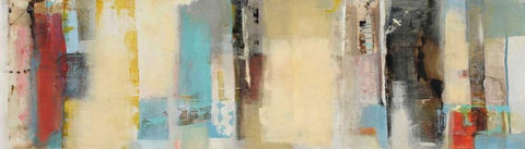 Serie Caminos #11 White Modern Wood Framed Art Print with Double Matting by Benedicto, Ines
