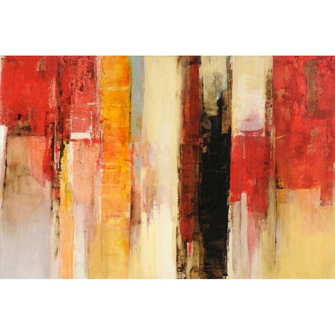 Serie Vertigo Black Modern Wood Framed Art Print with Double Matting by Benedicto, Ines