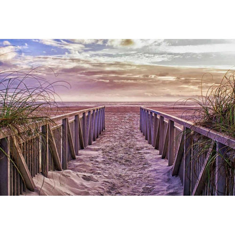 Entry Black Modern Wood Framed Art Print with Double Matting by Burdick, Chuck