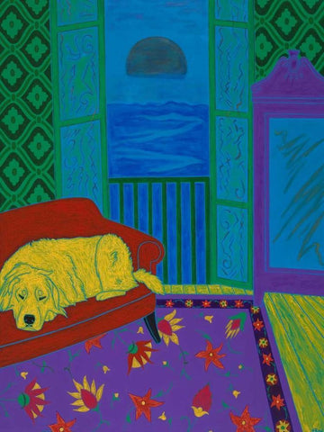 Dreaming of Possibilities Black Ornate Wood Framed Art Print with Double Matting by Bond, Angela