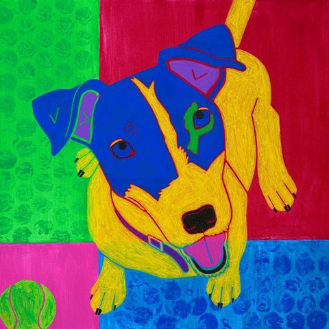 Just Jack Black Modern Wood Framed Art Print with Double Matting by Bond, Angela