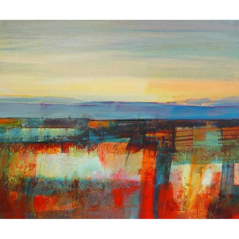 Early Morning Light-Wadsworth Moor Black Modern Wood Framed Art Print by Boyce, Kate