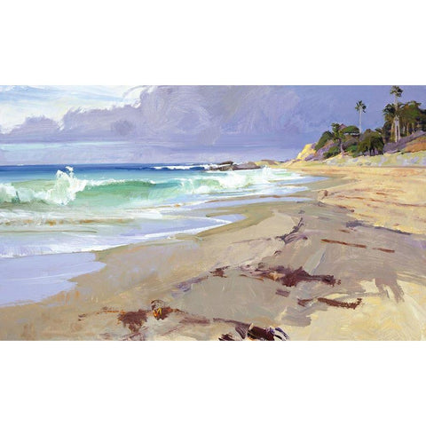 Weather Change Black Modern Wood Framed Art Print with Double Matting by Burtt, Marcia