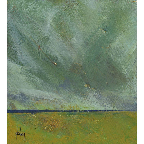 Midland Emptiness Black Modern Wood Framed Art Print by Bailey, Paul