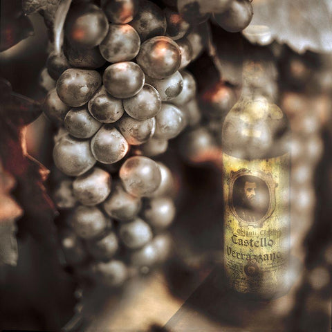 Tuscan Caffe #3 Black Modern Wood Framed Art Print by Blaustein, Alan