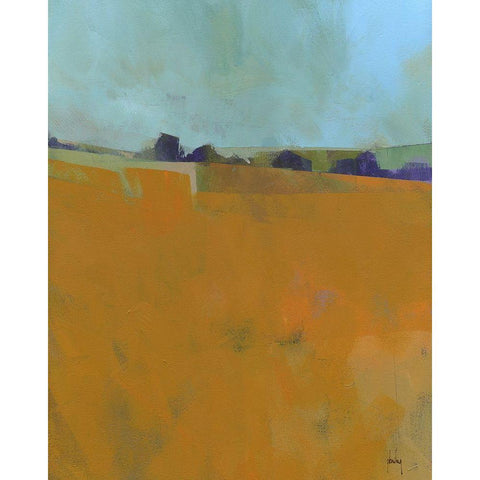 August Fields Black Modern Wood Framed Art Print with Double Matting by Bailey, Paul