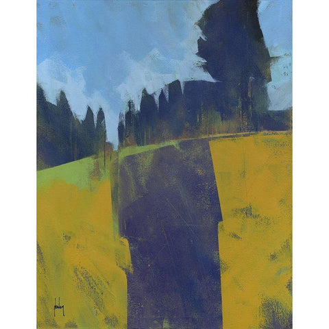Firebreak Gold Ornate Wood Framed Art Print with Double Matting by Bailey, Paul