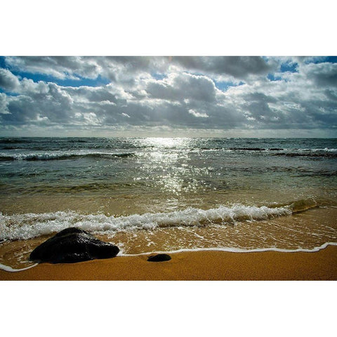 Last Step White Modern Wood Framed Art Print by Burdick, Chuck