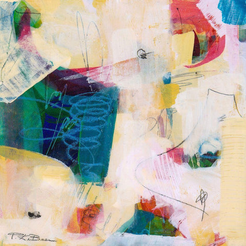 Oide 2 White Modern Wood Framed Art Print by Beer, Pamela K.