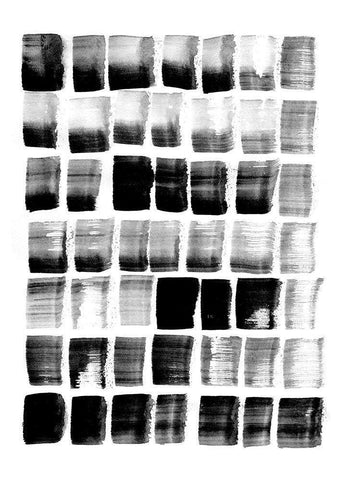 City Spaces 2 White Modern Wood Framed Art Print with Double Matting by Binkin, Lesia
