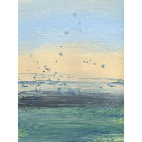 Soul Of The Ocean No. 1 Black Modern Wood Framed Art Print by Baker, Bronwyn