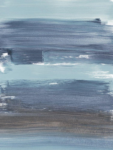 Soul Of The Ocean No. 2 Black Ornate Wood Framed Art Print with Double Matting by Baker, Bronwyn