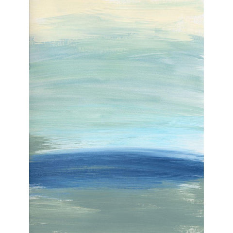 Morning Returns Black Modern Wood Framed Art Print by Baker, Bronwyn