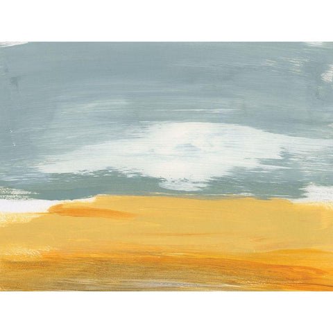 Winter Desert Black Modern Wood Framed Art Print by Baker, Bronwyn