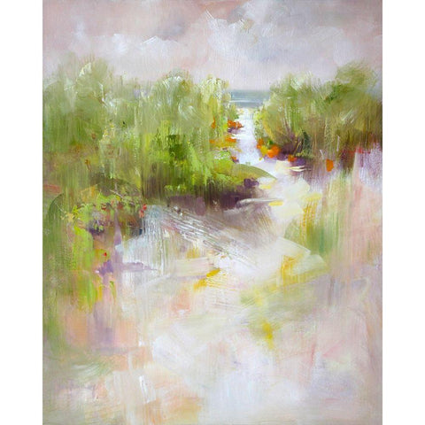 To The Sea White Modern Wood Framed Art Print by Bruniany, Kasia