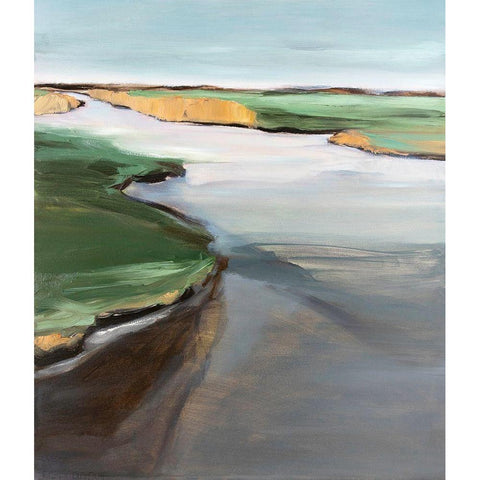 Winter Light White Modern Wood Framed Art Print by Burggraaf, Stella