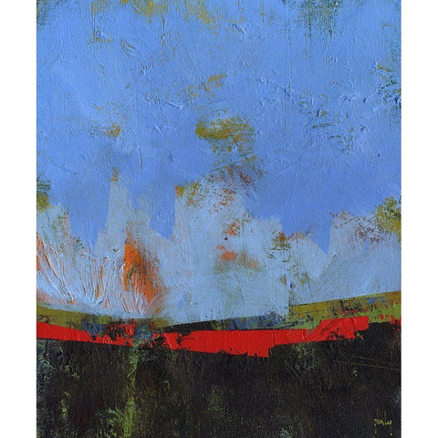 Led Black Modern Wood Framed Art Print with Double Matting by Bailey, Paul