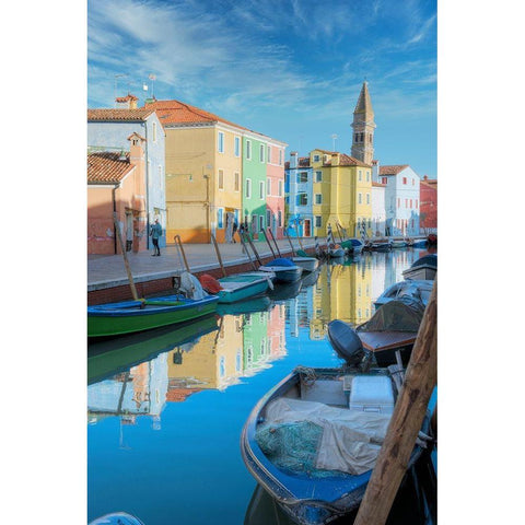 Bruano #13 Black Modern Wood Framed Art Print by Blaustein, Alan