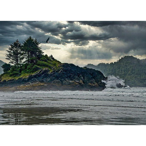 Before The Storm Black Modern Wood Framed Art Print by Burdick, Chuck