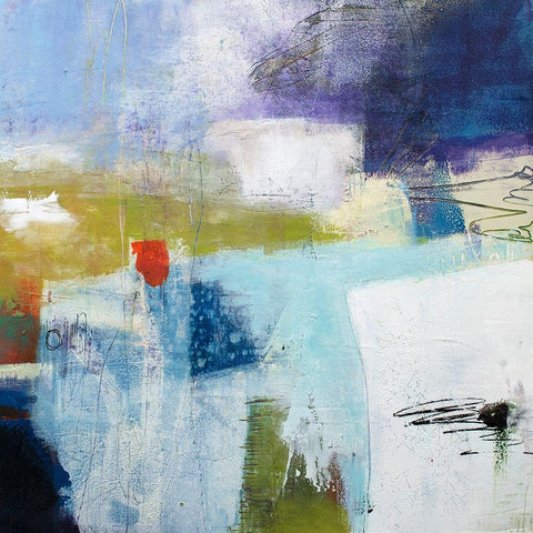 Assurance White Modern Wood Framed Art Print by Beer, Pamela K.