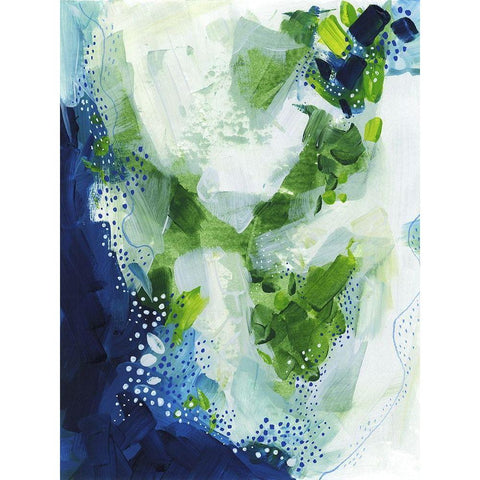 Interlude Black Modern Wood Framed Art Print by Banerjee, Ishita