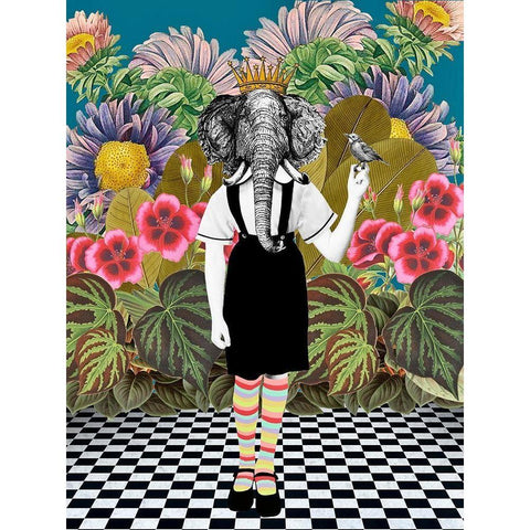 Jungle Passes Gold Ornate Wood Framed Art Print with Double Matting by Brothers, Erika C.