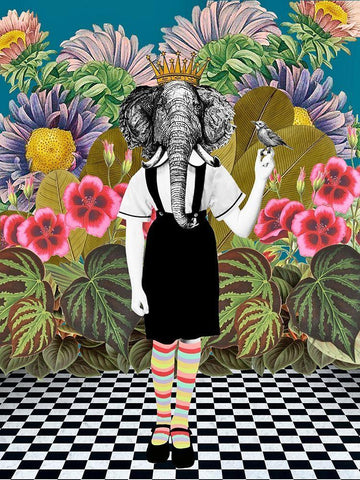 Jungle Passes Black Ornate Wood Framed Art Print with Double Matting by Brothers, Erika C.