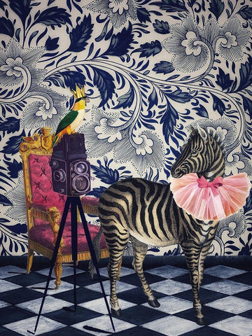 Picture Day White Modern Wood Framed Art Print with Double Matting by Brothers, Erika C.