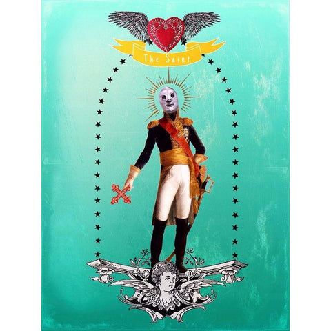 The Saint Gold Ornate Wood Framed Art Print with Double Matting by Brothers, Erika C.