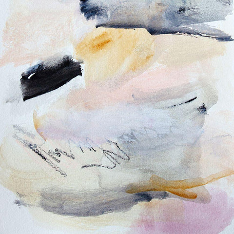Gestures No. 1 White Modern Wood Framed Art Print by Bainbridge, Hope