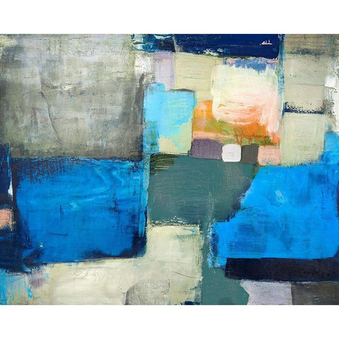 Mezzo Black Modern Wood Framed Art Print by Balbinot, Brigitte