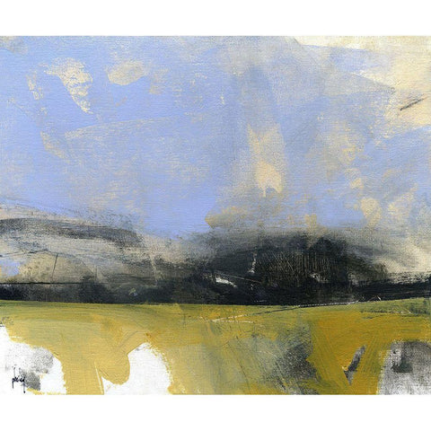 Umber Wood Black Modern Wood Framed Art Print with Double Matting by Bailey, Paul