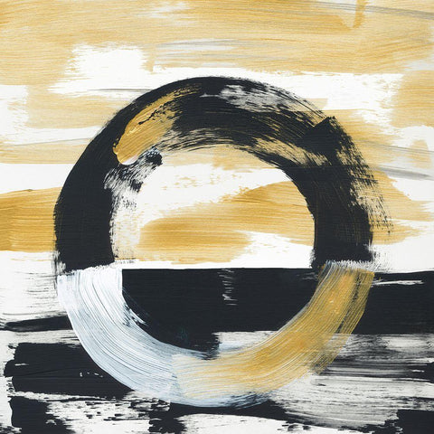 Preponderance 1 Gold Ornate Wood Framed Art Print with Double Matting by Baker, Bronwyn